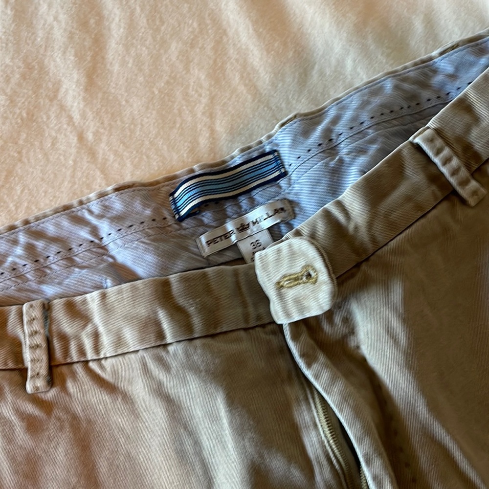 Peter Millar mens khaki shorts - sz 36
